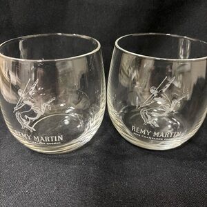 Remy Martin Cognac Set of 2 Lowball Rocks Glasses